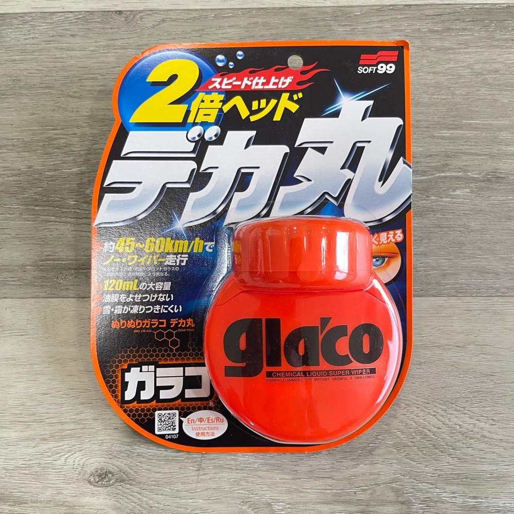 SOFT99 DEKAMARU Window Care Glaco Glass New Liquid Wiper 120ml 04107 for car